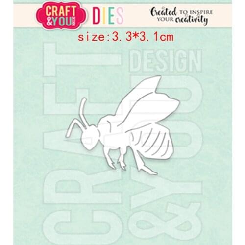 Sirius Bee looking for flower Metal Cutting Dies Stencils Template for DIY Scrapbooking Embossing Paper Cards Album Making Craft