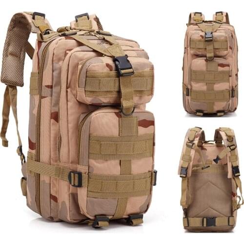 Outdoor Sports Camping Hiking Fishing Hunting 28L Bag 1000D Nylon Tactical Backpack Camouflage Military Waterproof Army Rucksack