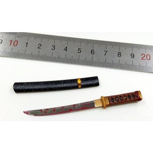 In Stock 1/6th DAMTOY DAM GK021 Gangster Kingdom Sword Knife Dagger Blood Blade Model For Soldier Doll Accessories