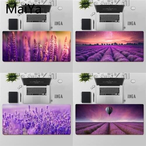 Maiya Top Quality Beautiful Purple lavender Comfort Mouse Mat Gaming Mousepad Free Shipping Large Mouse Pad Keyboards Mat