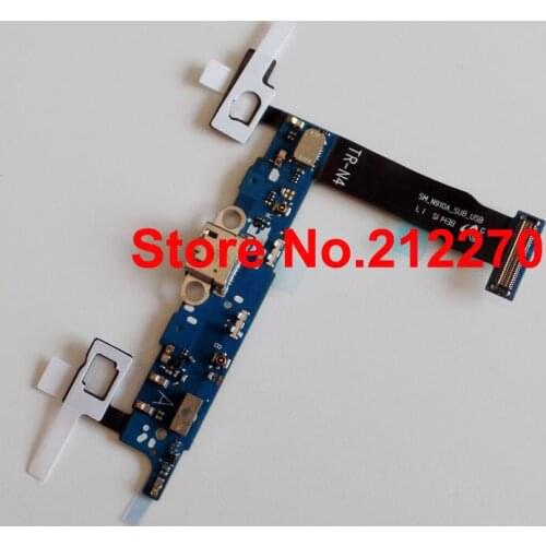 YUYOND 30pcs/lot Original New USB Dock Charger Charging Port Flex Cable Replacement For Samsung Galaxy Note 4 N910A Wholesale