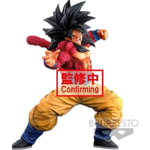 Cuteanime 100% Original Banpres Dragonballsuper Figure Goku Super Saiyan4 SMSP Figure PVC Action Model Toys Anime Figure
