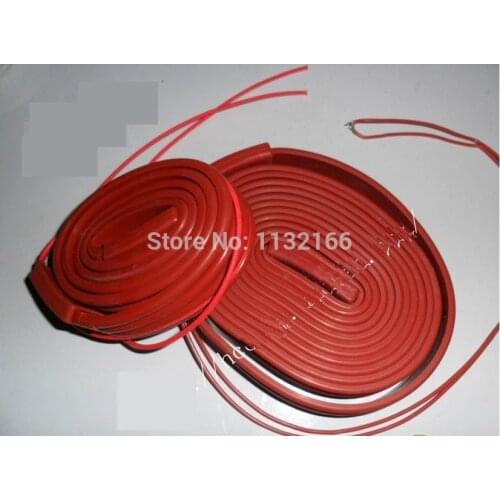 220VAC 150W 25*1500mm Silicon Band Heater Strip waterproof Electrical Wires