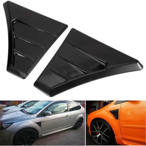 2Pcs Wing Vents Cover Auto Side Body Trim Decor Sticker Refit for ST Style Fit for Ford Focus MK 2 WING VENTS Auto accessories