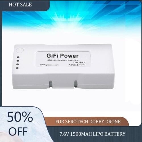 7.6V 1500mah RC LiPo Battery for ZEROTECH Dobby Drone Spare Parts BIG Promotion