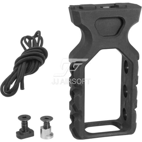 ACI PTG Paracord Tactical Handstop Hand Stop for KeyMod and M-LOK MLOK for NERF Toy Gun （Black/Tan)