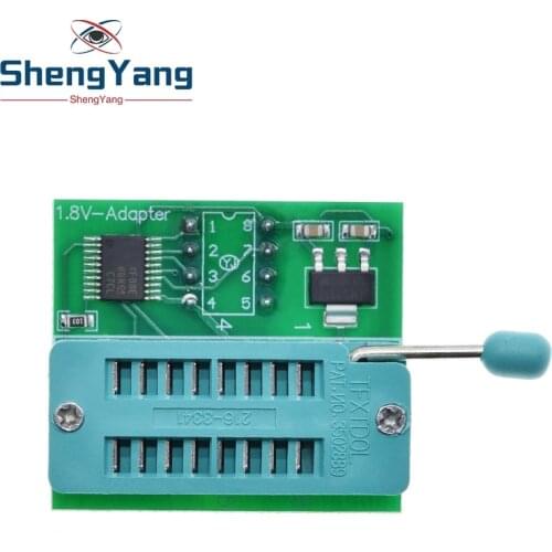 1.8V adapter for Iphone or motherboard 1.8V SPI Flash SOP8 DIP8 W25 MX25 use on programmers TL866CS TL866A EZP2010 EZP2013 CH341