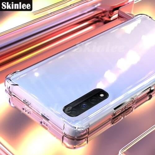 Skinlee For Realme Narzo 30 5G Case Transparent Official Original Shockproof Four-corner Clear Cover For Realme 7 4G