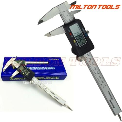 Fedex free shipping! 0-150mm 6inch Electronic Digital CALIPER VERNIER GAUGE MICROMETER 150mm digital caliper