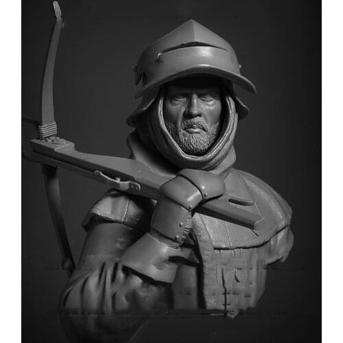 Resin Figure 1/10 ancient warrior man bust Model Unassambled Unpainted Figure Building Kit