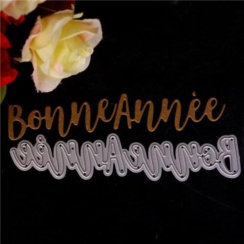 French word Metal Cutting Dies for Diy Scrapbooking Die Cut New Cuts for Paper Card Making Craft Embossing I love you