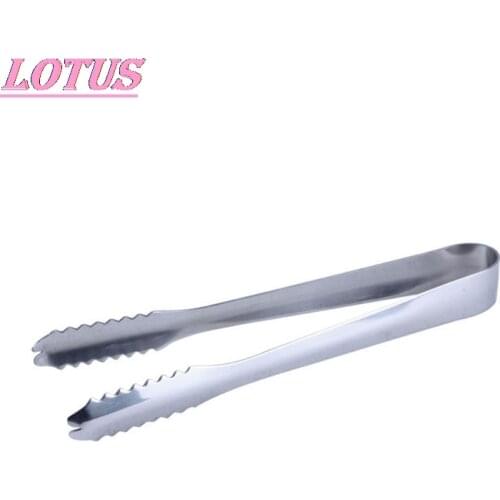 1PC Stainless Steel Kitchen Tool Barbecue Zongzi Bar Grill Clamp Tongs Food Ice and Iced Bread Soup stainless steel tongs HOT