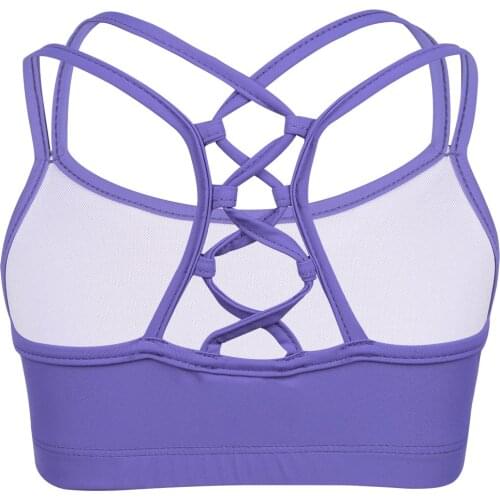 Summer Girls Crop Tops Cotton Vest Kids Underwear Spaghetti Straps Criss Cross Back Camisole Teenager Tank Top For Children