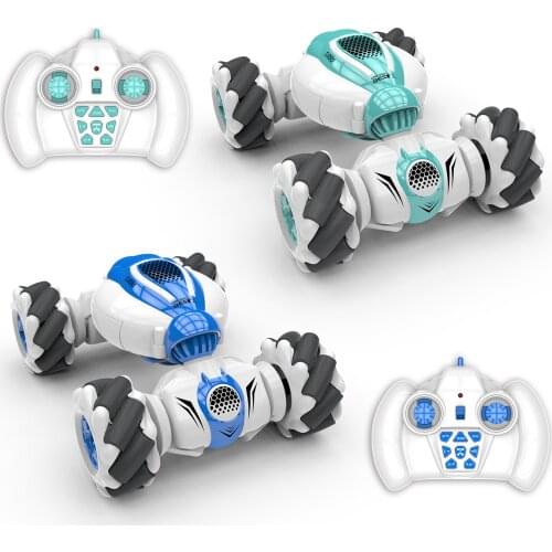 2.4GHz 1:16 RC Stunt Car Gesture Induction Twisting Drift Off-Road Cars Dancing Side Remote Control Driving Vehicle Kids Toys