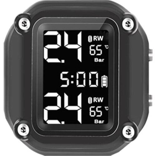 Motorcycle High-precision Tire Pressure Monitor Wireless Monitoring System Alarm R3MD