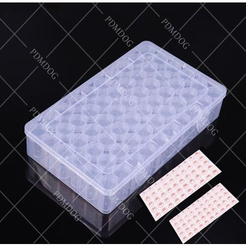 New 60 Bottles Portable Diamond Painting Storage Containers Storage box Diamond Painting Accessories tools for diamond embroider