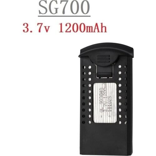 Upgrade Battery for DM107S SG700 S169 3.7V 1200mAh Li-po Battery RC Quadcopter Spare Parts 3.7v Drone Rechargeable Battery 1pcs