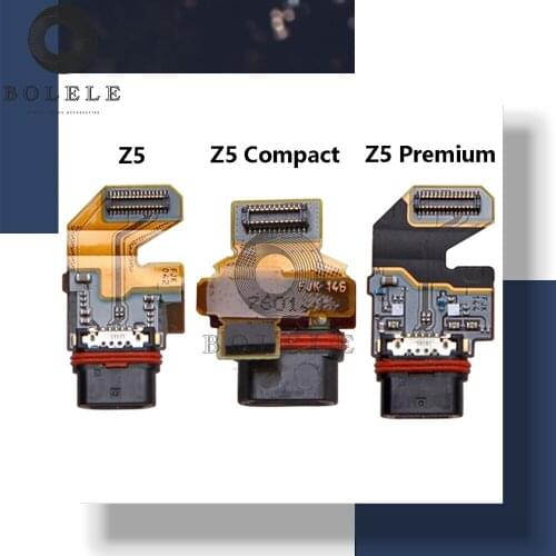 Original For Sony Xperia Z5 Compact Mini Premium Z5C Z5P USB Charge Port Dock Connector Plug Charger Board Charging Flex Cable