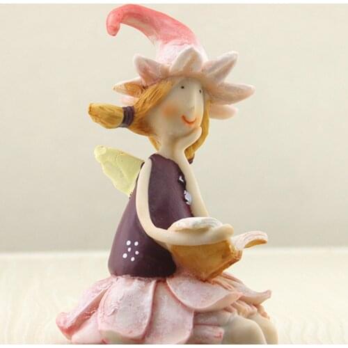 Lovely Shelf Sitter Home Livingroom Fairy Figurine Miniature Figure Ornament
