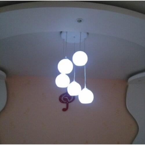 Stairs simple single head three dining room Pendant lamps led European style creative bar corridor lamp Pendant Lights FG33