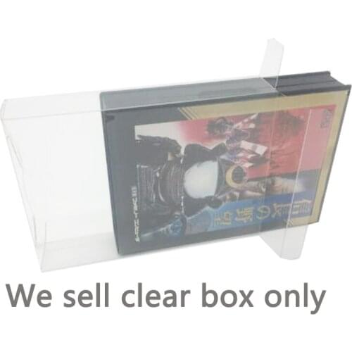 Clear transparent PET box cover For F C KOEI Plastic Box Japan version storage protection collection box