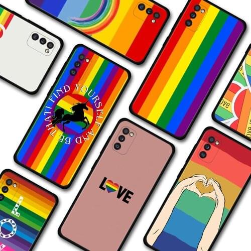 Gay Lesbian Lgbt Rainbow Pride Mobilephone Shell For Samsung A90 A80 A70 A50 A70s A60 A50s A40 A30s A30 A20s A20e A20 A10s Funda