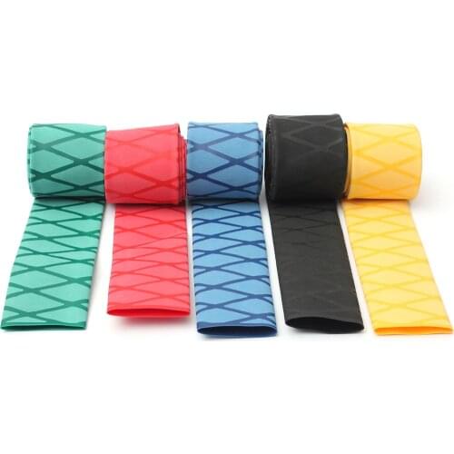 X-Tube Heat Shrink Sleeve Wrap Tubing DIY Fishing Rod Handle Non-slip Waterproof Racket Sleeve - 5 Colors