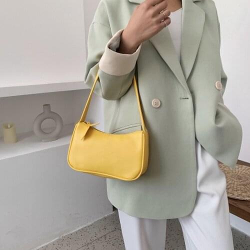 Women Shoulder Bags Handbag Fashion Phone Clutch Bag Baguette Soft Pu 153