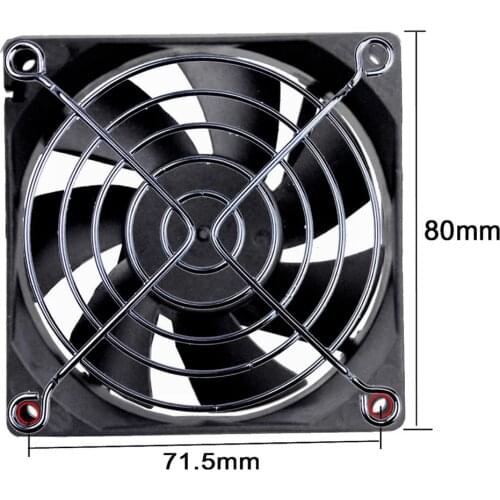 10pcs/lot 80mm CPU Cooling Fan Grill Metal Wire Finger Guards Protector