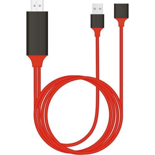 3 in1 1080P HDMI-compatible Phone to TV Mirroring Cable HDTV Adapter For iPhone iPad Android Phone to TV HDTV Cables