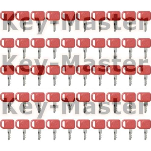 50X Ignition Key For John Deere Heavy Equipment Skid Steer Columbia part T209428 KV13427, CT315 For Liebherr