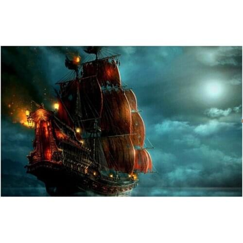 Diamond Mosaic Handmade Scenic Cross Stitch Crystal Square Diamond Painting Sets Unfinish Decorative Diamond Embroidery Ship