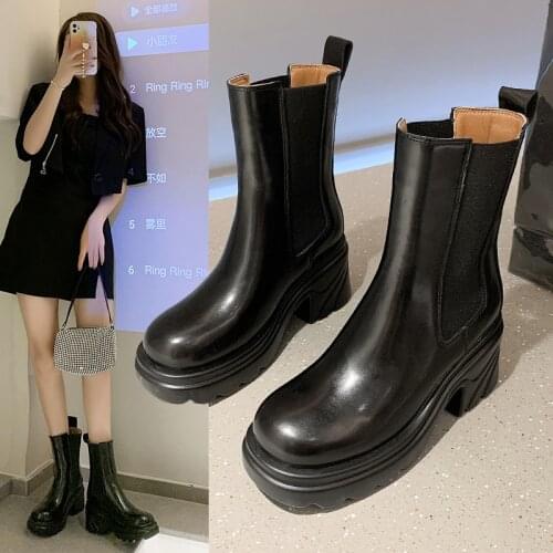 Sleeve Martin boots single shoes shoes womens shoes brand platform shoes high quality fashion boots high heels X877