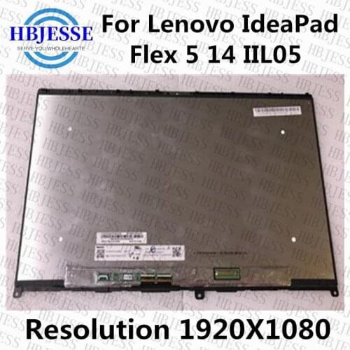 14''FHD LCD Touch Screen Digitizer Assembly new version For Lenovo Flex 5-14 Series Flex 5-14ARE05 81X2 82DF Flex 5-14IIL05 81WS