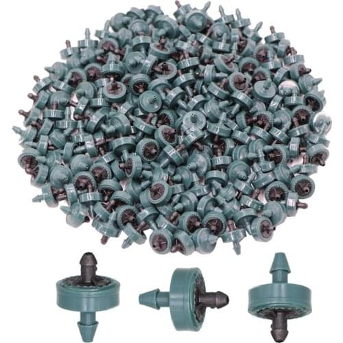 RBCFHl 20PCS 2L 4L 8L Pressure Compensating Emitter Dripper Self-cleaning Drip Irrigation Water Regulator 4/7 Pipe Hose Puncher