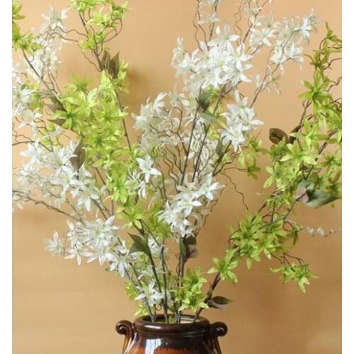 Artificial Flower Orchid Hexagonal Rose Plant Silk Flower Foreign Trade Artificial Flower