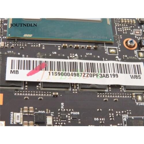 JOUTNDLN FOR LENOVO YOGA 2 Pro Laptop motherboard W/ i5-4200U CPU and 8G RAM 90004987