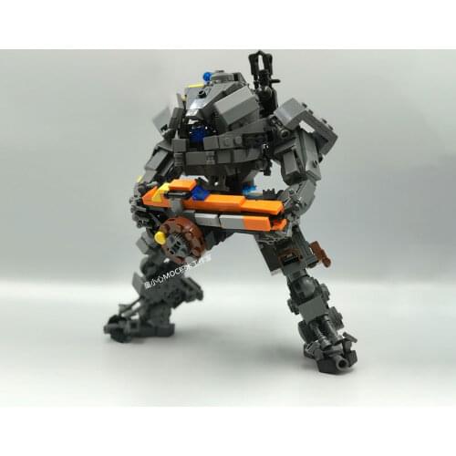 MOC Building Block Maker Game Enthusiasts Battle Mecha Warrior Assembly Model Childrens Toy DIY Building Bricks Birthday Gift