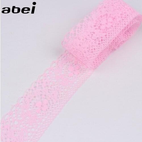 10Yards 35mm High Quality Embroidered Lace Tape DIY Sewing Fabric Accessories Handmade lace ribbon africa lace appliques