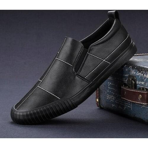 2020 Man Spring And Autumn Period And the New Low Tide Recreational Man A Pedal Men 's Shoes Leather Shoes Fashion Sneakers