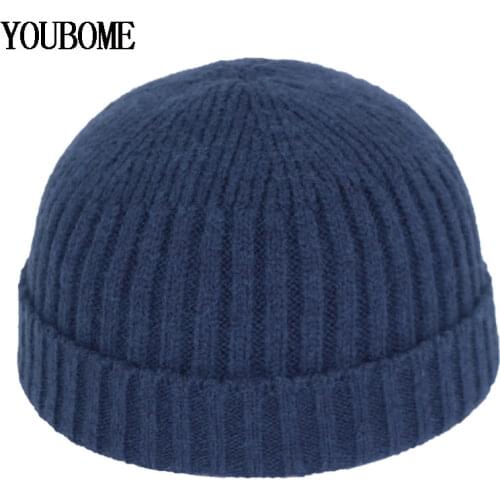 Skullies Beanies Men Winter Hats For Women Docker Cap Gorras Bonnet Miki Skull Male Wool Knitted Hat Women Winter Cap Beanie Hat