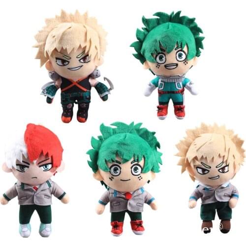 5 Styles My Hero Academia Midoriya Izuku Plush toy Bakugou Katsuki Soft Dolls 9"23 cm