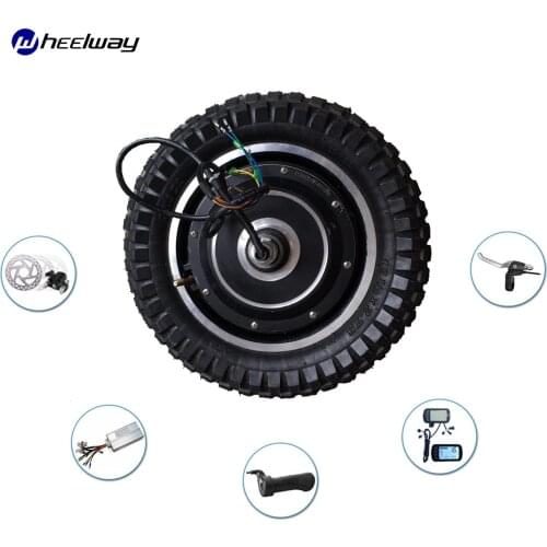 12 inch 48v 250w 350w hub motor narrow tire with LCD throttle brake lever e bike conversion kit DC simple and easy to install