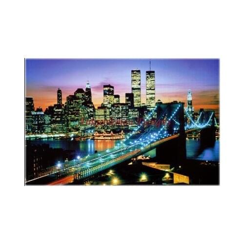 Embroidery Counted Cross Stitch Kits Needlework - Crafts 14 ct DMC DIY Arts Handmade Decor - City That Never Sleeps