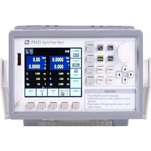 IT9121/IT9121E/IT9121H Power Meter input 600V 20A DC 0.5HZ-100KHZ USB/GPIB/RS232/ETHERNET