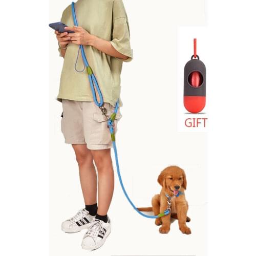 Nylon Dog leash Soft easy carry Walking Training Pet Traction Rope Great for Teaching Camping Backyard Dog supplies