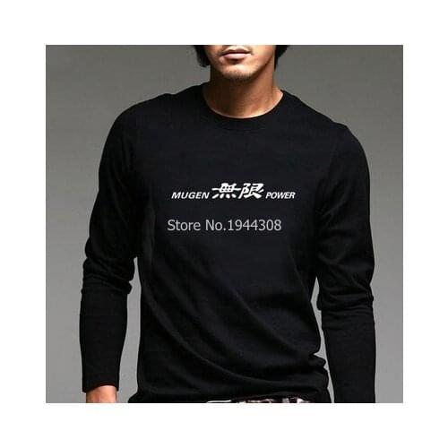 New spring autumn mugen power long sleeve T-shirt for men and woman HKS cotton long-sleeved T-shirt