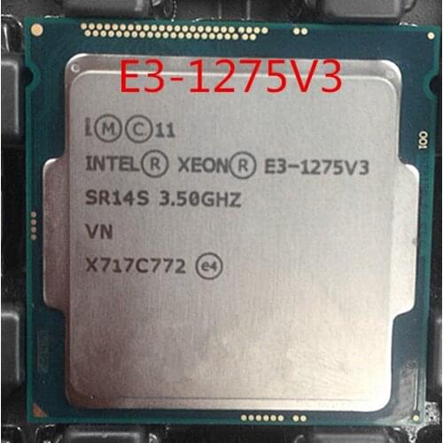 Original E3-1275V3 E3-1275 V3 E3 1275 V3 CPU Processor 3.5GHZ 1150 pin scrattered pieces