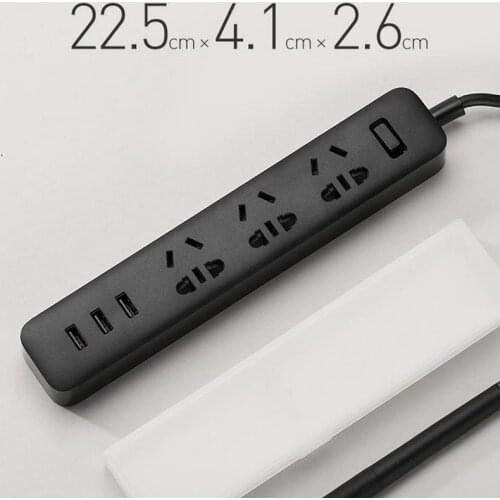 Original Xiaomi Smart Home Electronic Power Strip Socket Fast Charging 3 USB with 3 Sockets Standard Plug