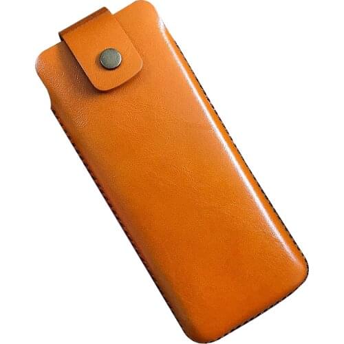 Customized Genuine Real Leather Business Pouch Bag Cover Phone Case For iPhone 7 8 Plus X XR XS 11 12 Pro Max Mini 2020 New SE